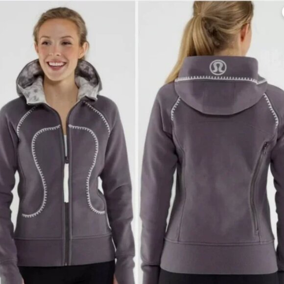 Limited Edition Lululemon Scuba Hoodie /Travel Pillow, Magnum/Ghost Snowy Owl, 6 - Picture 1 of 14